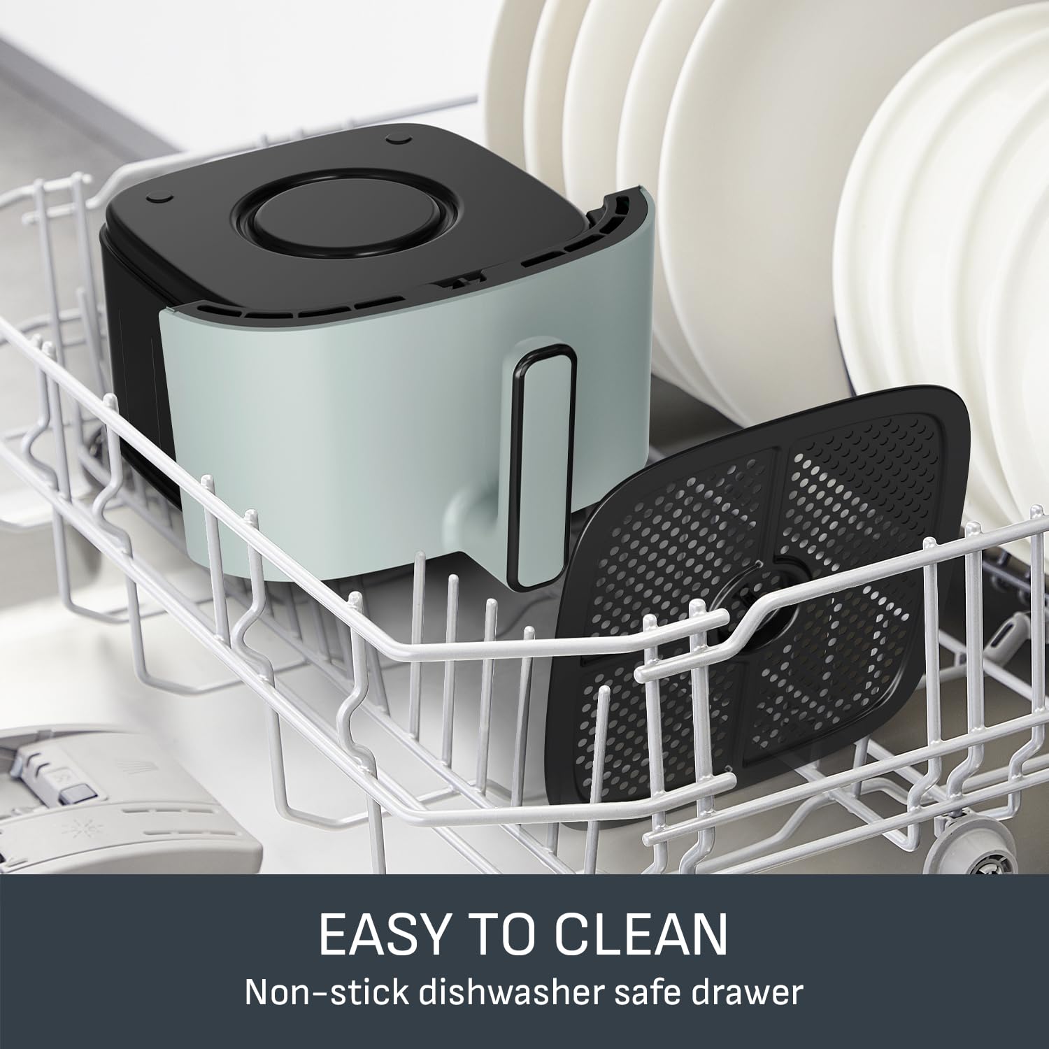 Air Fryer 5L 1500W 10 Programs Digital Touch Eucalyptus