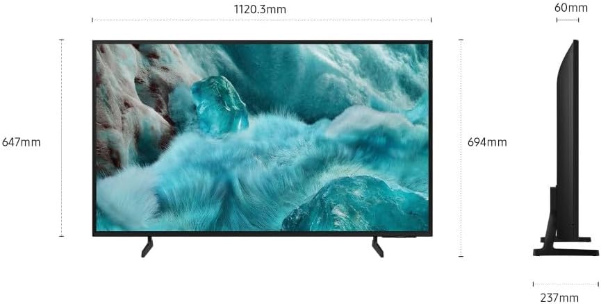 QLED 4K Vision AI Smart TV 50'' QE50Q7F4AUXZT, Q4 Processor, 100% Volume Colore with Quantum Dot, Motion Xcelerator, OTS Lite & Adaptive Sound, SlimLook Design, 2025