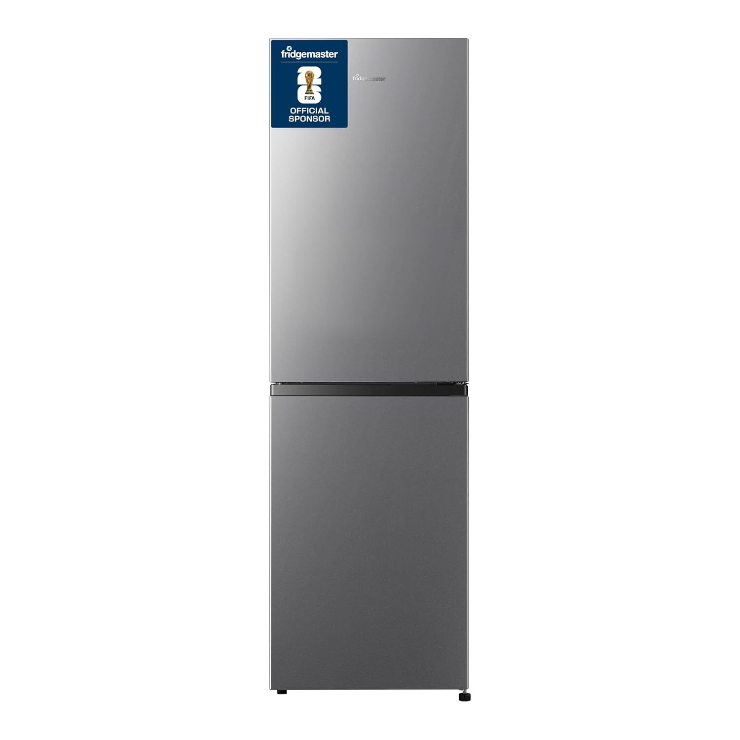 Freestanding Fridge Freezer 252L 50/50 No Frost LED Silver