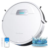 Robot Vacuum Cleaner 7000Pa LiDAR Navigation Auto-Empty White